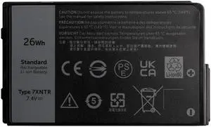 Vvsialeek [New] 7XNTR 26Wh Laptop Replacement Battery for Dell Latitude 7202 7212 7220 Rugged Extreme Tablet Series 02JT7D 2JT7D FH8RW J82G5 VW5Y4 451-BBOR 451-BCCO 451-BCDH.