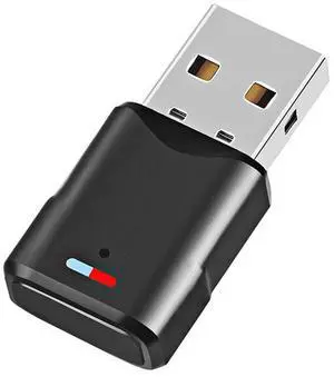 Bluetooth Audio Adapter for PS 5 - Uberwith Bluetooth Dongle 5.0 Adapter for PS 5/4/Windows 10/8/7/XP Compatible with Airpods, Headset, Speaker - USB Bluetooth 5.0 Dongle