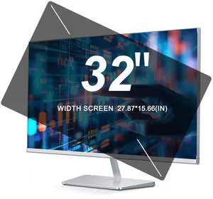 TYLGDSGS 32 Inch Computer Privacy Screen 16:9 Widescreen Monitor Privacy Screen Shield, Two Installation Methods, Anti Blue Light/Scratching/Anti Glare-Data Confidentiality Privacy Screen Protector