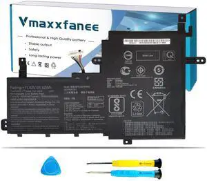 B31N1842 42Wh Laptop Battery Replacement for ASUS VivoBook S15 S531FA S531FL K531FA K531FL X531FA X531FL M513IA M513UA K513EA F513EA F513EP S513EA S513EP S513EQ V531FA V531FL X513EA X513EPI 10 001