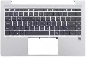 wzqrps New Replacement for HP Probook 440 445 G9 G8 Laptop Upper Case Palmrest Keyboard Assembly Part N01286-001 N01287-001 M23770-001 M23769-001 Silver (Probook 440 445 G9 G8 Backlit Keyboard)