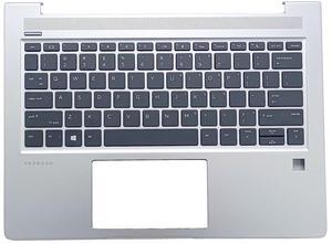 Wzqrps New Replacement for HP ProBook 430 435 G6 430 435 G7 Laptop Upper Case Palmrest Backlit Keyboard Assembly Part L44547-001 L44548-001 L79183-001 Silver (430 435 G6 G7 Backlit Keyboard)