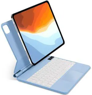 Magic Keyboard Case for iPad Air 11 inch (M3 2025, M2 2024), iPad Air 5th/4th Gen and iPad Pro 11 inch (4th/3rd/2nd/1st Gen) Case with Keyboard, Magnetic Floating Stand, Trackpad, Auto Sleep/Wake