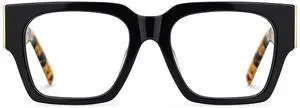 Zeelool Retro Square Blue Light Blocking Glasses for Men Computer glasses Dedee ZJGX535555-01 Black