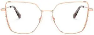 Zeelool Blue Light Blocking Glasses, Metal Glasses Frame for Women Eyewear with Clear Lenses Anti Eyestrain & UV from Computer/TV/Phone ZJGM468946-01B