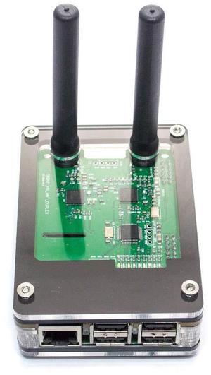 Duplex MMDVM & Raspberry Pi4 & 3B+ | Room for 0.96" Screen | Zebra DRPi-1S (Black Ice)