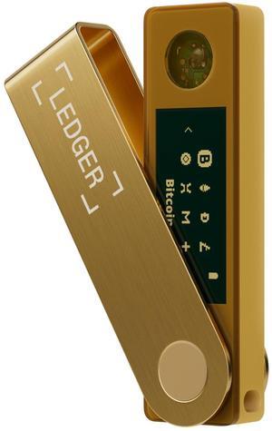 Ledger Nano X - Secure and manage your crypto & NFTs on-the-go with our Bluetooth-enabled hardware wallet (Gold)