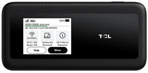 TCL Linkzone 5G UW (MW513U) | Verizon and GSM Unlocked | 5G MiFi Hotspot Router | Black