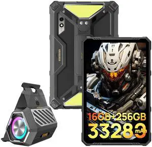 Ulefone Armor Pad 3 Pro & Sound KIT, Rugged Tablet 4G, 33280mAh(66W), 10.36" 2K Display, IP68/69K, 50MP + 32MP, Dual 1100LM LED Lights, 16GB + 256GB Android 13, uSmart Expansion Connector, HDMI Port