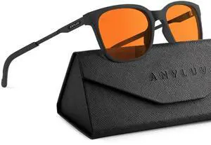 ANYLUV Blue Light Glasses for Men, Computer Gaming Glasses men, Stylish Anti Eyestrain Blue Light Blocking Glasses Men