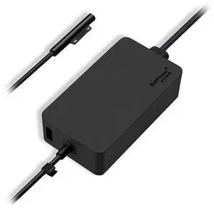 BatPower 15V 4A Surface Charger 65W Compatible with Microsoft Surface Book Laptop Surface Pro X 7 6 5 4 3 Go Tablet 1706 Power Supply Ac Adapter Cord, 5V 1A USB Charge for Tablet and Smartphone