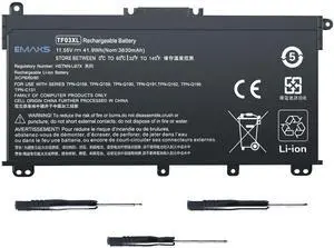 TF03XL Battery TF03041XL for HP Pavilion 15-CC 15-CD 14-BK Series:15-cc154cl 15-cc060wm 15-cc152od 15-cc055od 15-cd040wm;17-AR007CA 17-AR050WM 920046-121 421 541 920070-855 HSTNN-IB7Y LB7J LB7X UB7J