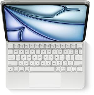 edaiser Wireless Magic Keyboard Case for Apple iPad 10th Generation 2022 10.9-inch A2696 A2777 A2757: Smart Multi-Touch Trackpad, RGB Backlit, Off White