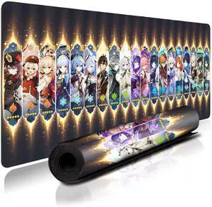 Anime Mouse pad Large Gaming Mouse Pad Genshin Impact Mouse pad