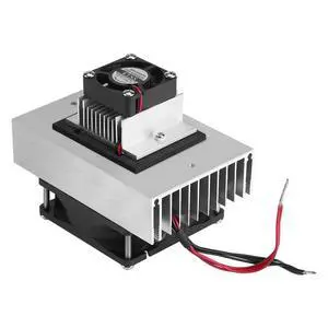 DC 12V Semiconductor Fridge Refrigeration Cooling System DIY Kit Mini Air Conditioner for Pet or Little Fridge