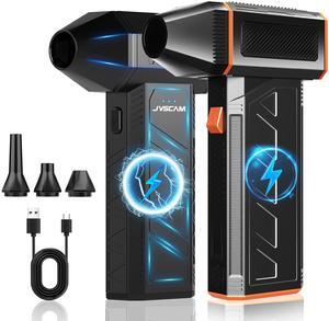 Compressed Air Duster - Electric Air Duster with Brushless Motor - 3 Gear Adjustable Cordless Air Blower - Rechargeable Air Duster for PC, Keyboard, Car, Outdoors, Home