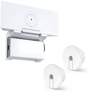 MSAFF 2 in 1 Starlink Gen 3 Router Mount & StarLink V3 Power Supply Brackets Holder + 1-Inch Wall Bushing for Starlink Dishy Ethernet Cable