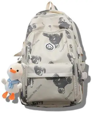 Teclado Kawaii Backpack with Cute Accessories Lightweight Bookbags Laptop Bag Waterproof Casual Travel Daypacks (Bear) Teclado Kawaii Backpack with Cute Accessories Lightweight Bookbags Laptop Bag Waterproof Casual Travel Daypacks (Bear)