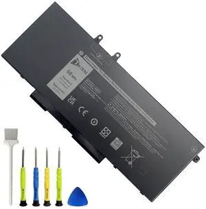 TAVZENL 3HWPP 68Wh Battery Replacement for Dell Inspiron 7500 7506 2-in-1 Black Latitude 5501 5401 5511 5510 5411 5410 Precision 3541 3551 3550 Series 15.2V 4250mAh