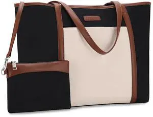 VX VONXURY Laptop Bag for Women,15.6 Inch Work Tote Professional Shoulder Handbag Ideal for Business Office