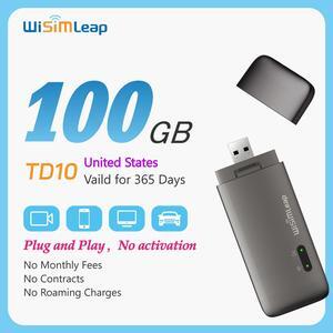 4G LTE Portable WiFi Hotspot for Travel No SIM Required, No Contract, Pocket Router Road Trips & Vehicles Works in 150+ Countries 100GB Data for US
