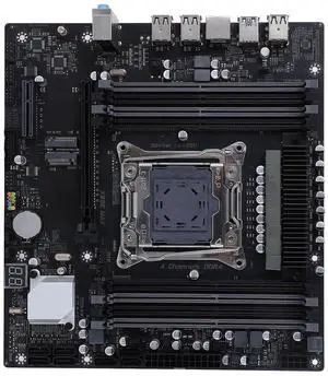 Computer Motherboard,X99E DDR4 LGA 2011 NVME M.2 USB3.0 SATA3.0 Mining Motherboard for E5 2666 V3 2673 2696 V3 CPU Processor