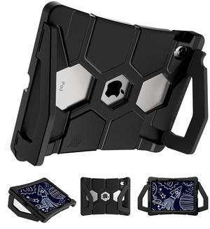 STM Goods Duxling iPad (A16/10th Gen) Case for Kids - Ultra-Protective, Two-Handle Design Allows for Easy Carry and Functions as a Multi-Angle Stand - Ideal for Parents, Teachers, Students - Black