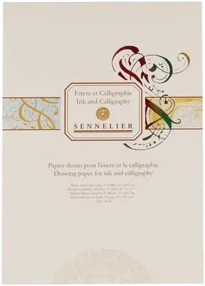 Sennelier Calligraphy Paper Pad, White