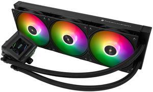 Thermalright FW360 SE ARGB Black CPU AIO,PC 360 Specification Water Cooler System,IPS LCD Screen with 320x240 Resolution,for AM5,Intel LGA1700/1851,CPU Cooler Comes with 2-inch LCD Display