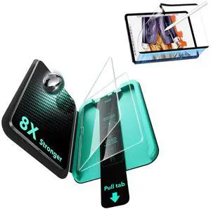ESR 2 Pack Armorite Screen Protector for iPad 11th/10th Generation 11/10.9 Inch A16/A14 (2025/2022)+Paper-Feel Magnetic Screen Protector