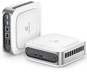 CyberGeek Mini PC Linux Ubuntu Computer, 11th Gen Core i9-11900H(8C/16T, Up to 4.9GHz), Mini Gaming PC 64GB DDR4 2TB PCIe SSD, 4K Triple Display (DP/HD/Type-C), 6 USB Ports, Dual LAN, Wi-Fi 6, BT5.2