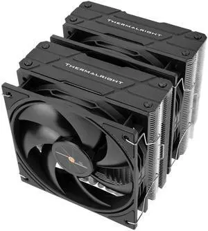Thermalright Peerless Assassin 120 Black V3 CPU Air Cooler, 6 Heat Pipes Heatsink Cooler with Dual TL-P12 PWM Fans, Top Cover Design, for AM4/AM5,Intel LGA 1851/1700/115X/1200/2011