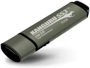 Kanguru SS3 - 32GB USB Flash Drive - Physical Write Protect Switch - SuperSpeed USB 3.0 - Portable