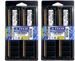 A-Tech 16GB (4x4GB) ECC RAM for HP-Compaq ProLiant BL25p, BL45p, BL4x5c, BL685c, DL165, xw9400 | DDR2 667MHz ECC RDIMM PC2-5300 2rx4 Registered DIMM Server Memory Kit