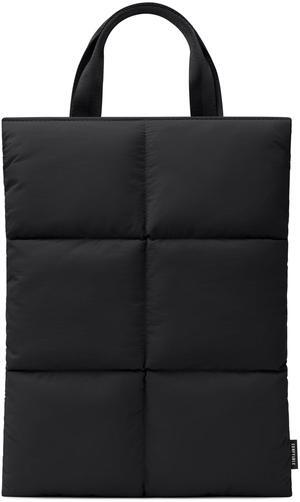 Comfyable Puffy Laptop Sleeve 13 14 Inch, Quilted Puffer Laptop Carrying Case with Handle, Pillow Case Compatible for MacBook Air M4 2025, MacBook Pro M4 Pro/Max, Black