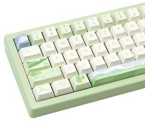 COOMICKEY PBT Keycaps 95 Keys Cute Keycaps Dye-Sublimation Anime Keycap Set Cherry Profile Custom Keycap for Cherry Gateron MX Swithes Mechanical Keyboards