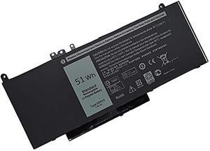 FLYRLB G5M10 Replacement Battery Compatible with Dell Latitude 14 15 E5450 E5550 E5250, 15.6 inch, G5M10 8V5GX R9XM9 1KY05 08V5GX VMKXM 5XFWC PF59Y 7.4V 51Wh