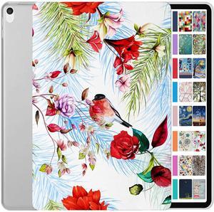DuraSafe Cases for iPad Pro 12.9 2nd Gen 2017 Hard Back Printed Case A1670 MQDC2LL/A MQDD2LL/A MQDA2LL/A A1671 MP6H2LL/A MP6J2LL/A MP6G2LL/A MPL02LL/A MPL12LL/A A1821 MQEF2LL/A - Birds & Flowers