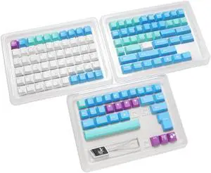 Ducky x MK Frozen Llama 133 Key Cherry Profile Triple Shot PBT Keycap Set