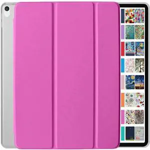 DuraSafe Cases for iPad PRO 10.5" 2017 Smart Cover A1701 A1709 A1852 MQDX2LL/A MQDT2LL/A MPF22LL/A MPDY2LL/A MPF02LL/A MPF12LL/A MPGL2LL/A MPGK2LL/A MPGH2LL/A MPGJ2LL/A MQF12LL/A MQEY2LL/A Pink