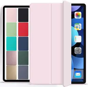 DuraSafe Cases for iPad 5 2017 / iPad 6 2018-9.7 Inch A1893 A1954 A1822 A1823 MP252LL/A MPGA2LL/A MRM52LL/A MR702LL/A MR6Y2LL/A Durable Shock Proof Supportive Magnetic Dual Angle Stand Cover - Pink