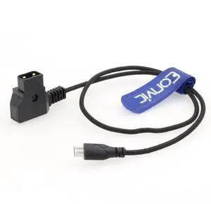 Eonvic 14.8V D-TAP to Micro USB Power Cable for Tilta Nucleus Nano Motor (Micro USB-dtap)