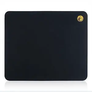 ESPTIGER Mouse Pads QingSui 2 Pro Plus (480 x 400 x 6mm) Standard Size Extra Thick ER Acrylic Rubber Base Large Cloth Gaming Mousepad - Black