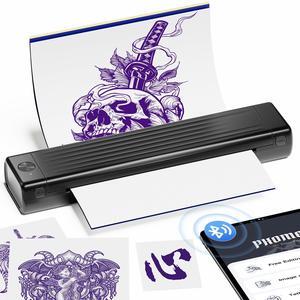Itari Newly Upgrade A886 Tattoo Stencil Printer for Tattoo Beginner, Tattoo Kit with 10 Pcs Transfer Paper, Tattoo Printers Compatible with Phone, Table & PC, Wireless Tattoo Machine for Tattoo Artist