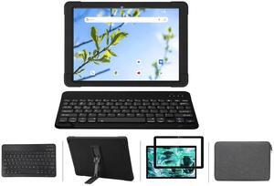 (4 in 1) Onn Tablet Pro 10.4 inch Keyboard Case and Screen Protector, Screen Protector and Case for Onn 10.4'' / 10.4 inch Tablet Pro 2023 (Black)