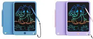LCD Writing Tablet 10 Inch for 3 4 5 6 7 8Years Old Boys Girls(Navy+Purple)
