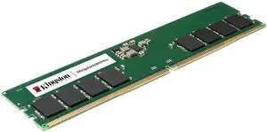 Kingston KCP548US8-16 Desktop PC Memory, DDR5, 4800MT/sec, 16GB x 1, CL40, 1.1V