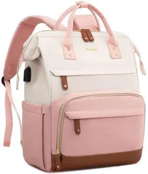 LOVEVOOK Laptop Backpack for Women, 15.6 Inch Work Business Backpacks Purse With Large Capacity, Waterproof Nurse Bag College Bookbag for School, Waterproof Casual Daypack for Travel