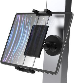 LYFICCS Magnetic Tablet Mount for Wall & Metal Surface, Base Holder for Fridges/Shelf/Whiteboard Compatible with iPad Pro 12.9", iPhone 16/15/14 and 4.7-12.9" Phone & Tablet