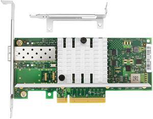 SAPGRC PCIe Network Card, 10Gb Ethernet Network Adapter, PCI Express X8, SFP+ Port Adapter Converter, with Intel 82599EN Chip for Windows/Windows Server/Linux, Compare to Intel X520-DA1